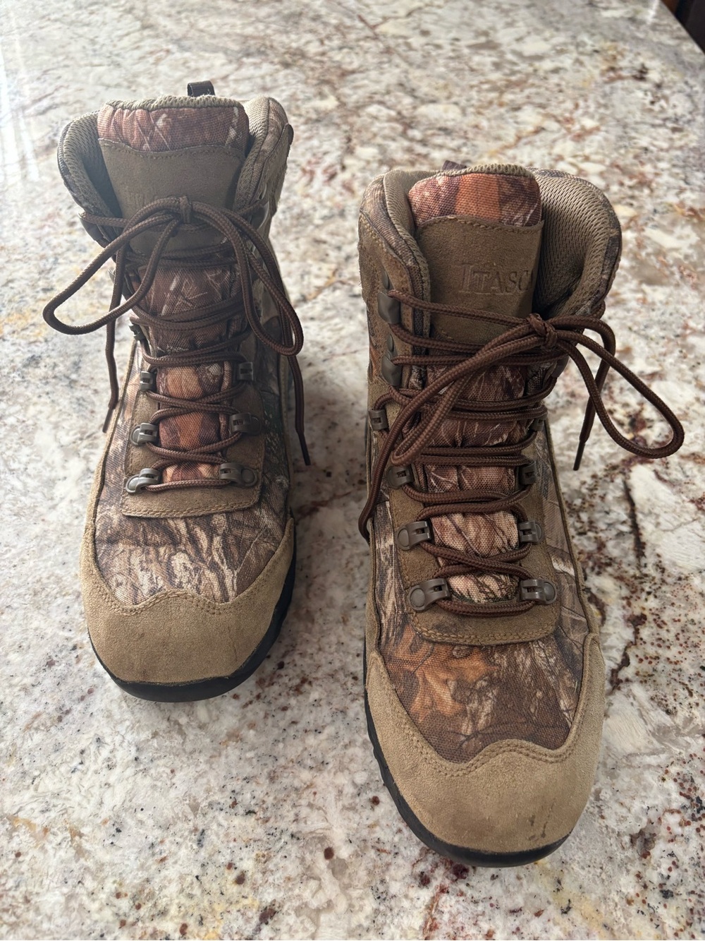 Itasca Camo Brown Men's Waterproof Hiking Boots